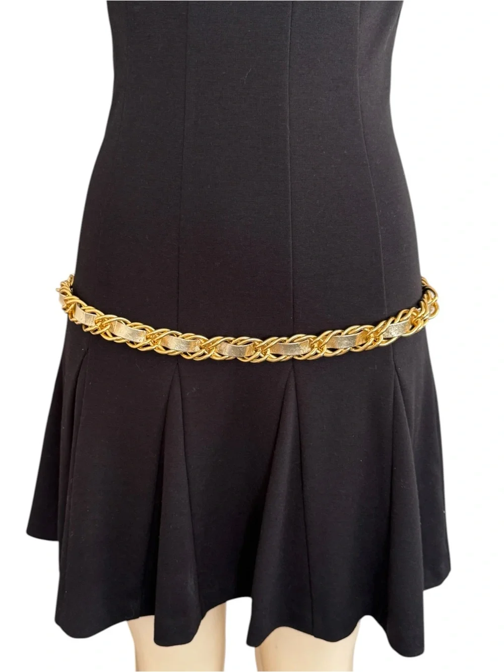BGBGeneration Gold Chain Pearl Drop Waist Belt - Women Accessories